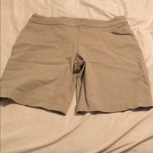 Khaki Bermuda shorts